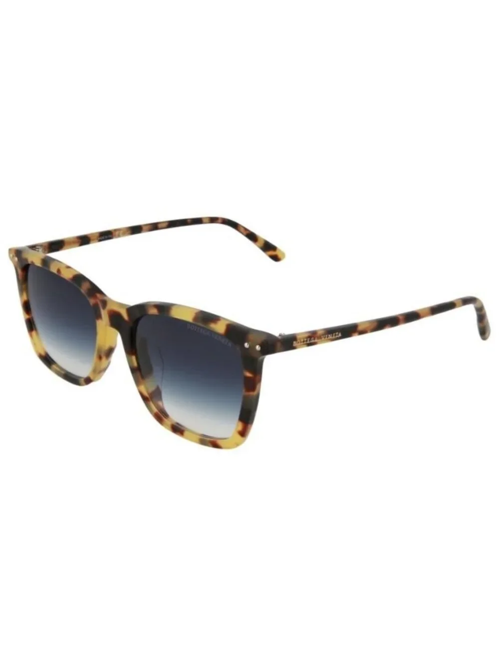 New Bottega Veneta Mens Square/Rectangle Havana Havana Blue Fashion Designer Sun